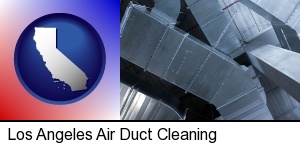 Los Angeles, California - air conditioning ducts